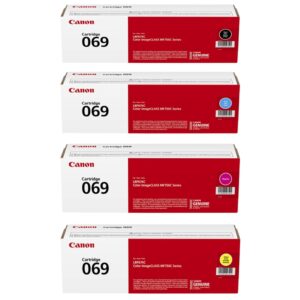 Canon 069BK/C/M/Y Full Set Original Standard Capacity Toner Cartridges