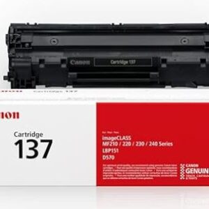 Canon Genuine Toner Cartridge 137 Black (9435B001), 1-Pack