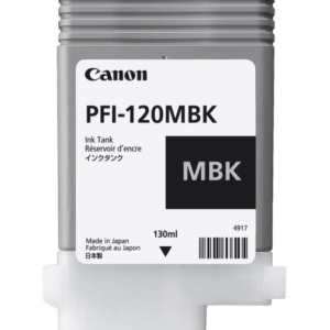 Canon PFI-120 Pigment Ink Tank (Matte Black, 2-Pack) in Retail Packaging